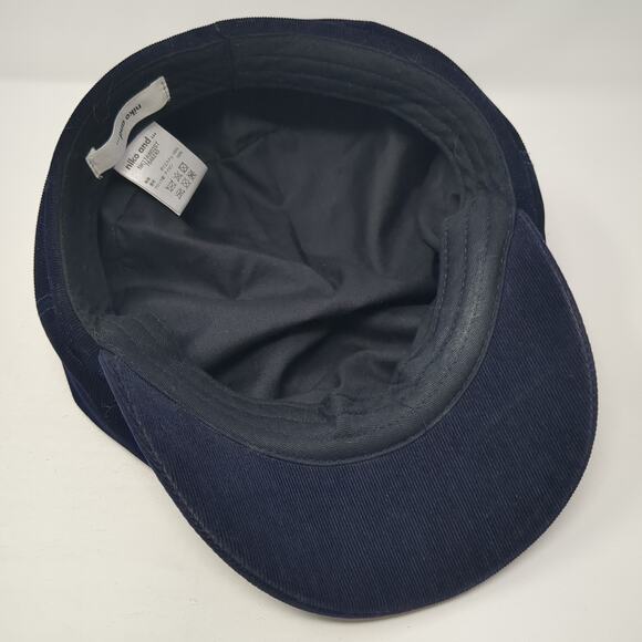 Niko And... Beret Hat Cap Blue Blank NK17AK03st 7646240 Lined - Picture 7 of 9